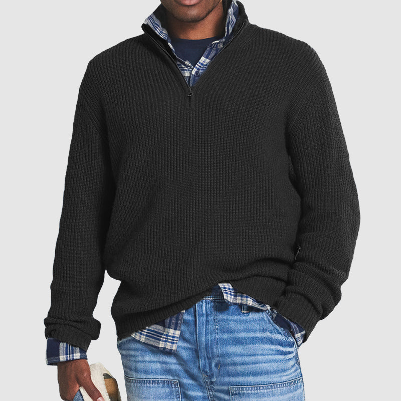 Lässiger Strickpullover für stilvolle Tage 1