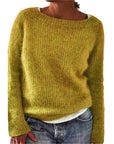 Lässiger Strickpullover mit Bootsausschnitt 5