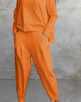 Lässiges Damen Set mit Langarmoberteil und Harem-Hose – Eleganz und Komfort vereint 5