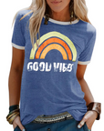 Lässiges Damen T-Shirt mit Rundhalsausschnitt – Bequeme Passform und zeitloses Design 2