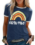 Lässiges Damen T-Shirt mit Rundhalsausschnitt – Bequeme Passform und zeitloses Design 3
