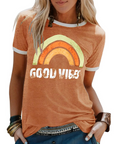 Lässiges Damen T-Shirt mit Rundhalsausschnitt – Bequeme Passform und zeitloses Design 5
