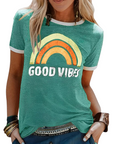 Lässiges Damen T-Shirt mit Rundhalsausschnitt – Bequeme Passform und zeitloses Design 6