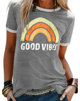 Lässiges Damen T-Shirt mit Rundhalsausschnitt – Bequeme Passform und zeitloses Design 7
