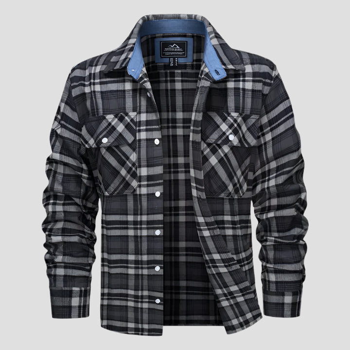Lässiges Flanellhemd für Herren – Modernes Design, Weiches Material, Vielseitig Kombinierbar 1