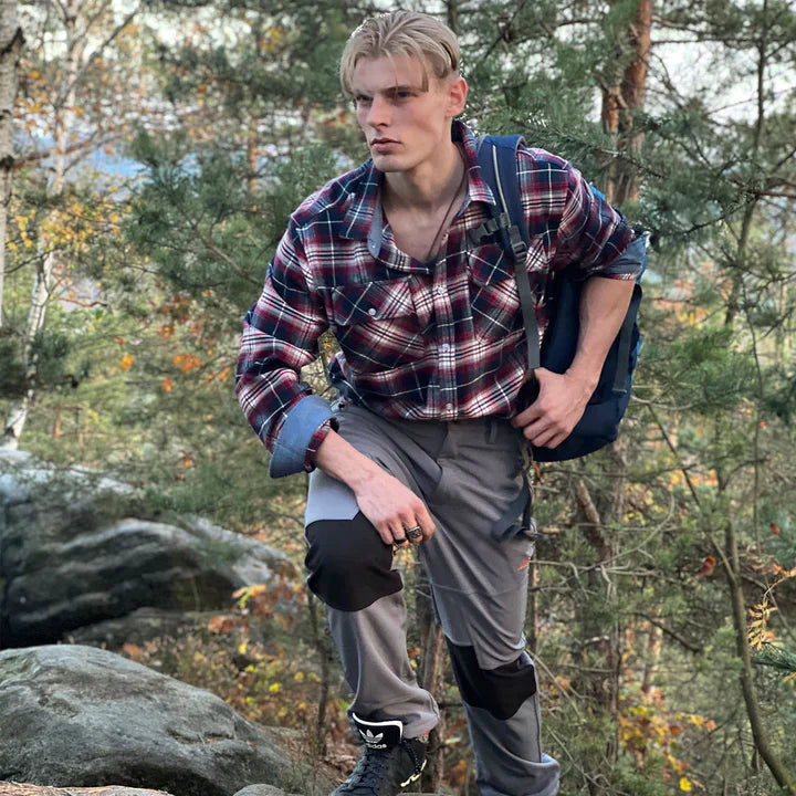 Lässiges Flanellhemd für Herren – Modernes Design, Weiches Material, Vielseitig Kombinierbar 2