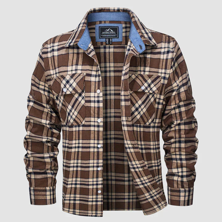 Lässiges Flanellhemd für Herren – Modernes Design, Weiches Material, Vielseitig Kombinierbar 3