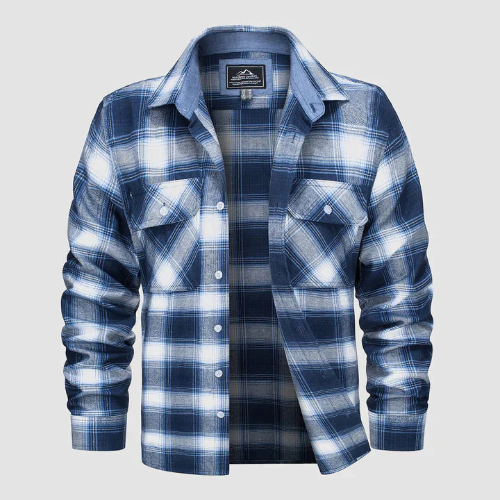 Lässiges Flanellhemd für Herren – Modernes Design, Weiches Material, Vielseitig Kombinierbar 8