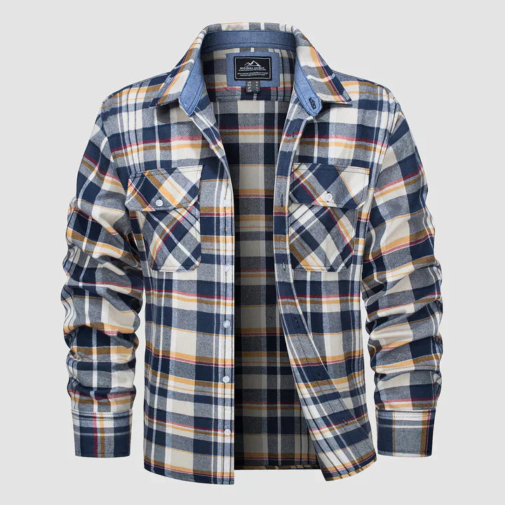 Lässiges Flanellhemd für Herren – Modernes Design, Weiches Material, Vielseitig Kombinierbar 9