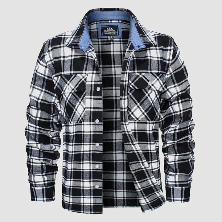 Lässiges Flanellhemd für Herren – Modernes Design, Weiches Material, Vielseitig Kombinierbar 10
