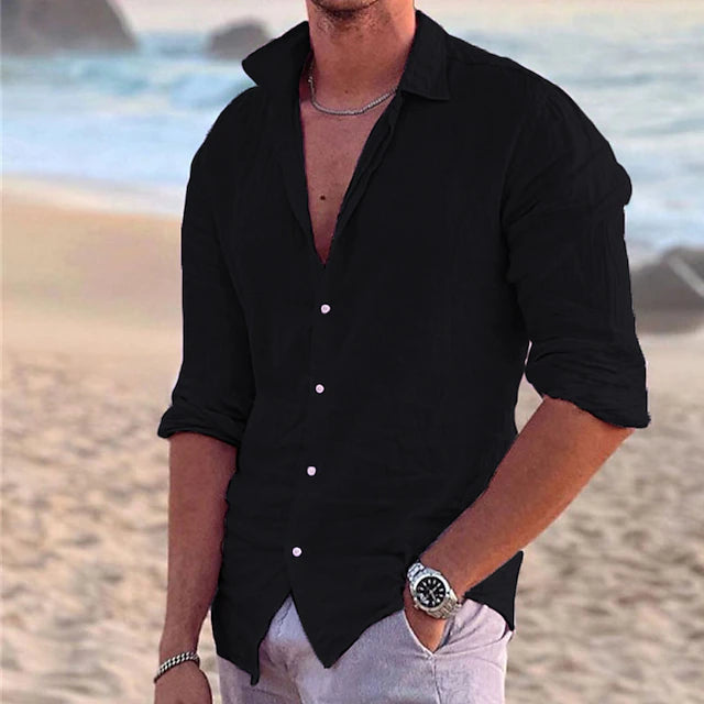 Lässiges Leinenhemd für Herren – Atmungsaktiv und Vielseitig für Sommerlooks 9