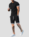 Lässiges Sommer Outfit für Männer – Atmungsaktives Polo und Shorts in Trendfarben 1
