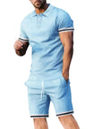 Lässiges Sommer Outfit für Männer – Atmungsaktives Polo und Shorts in Trendfarben 3