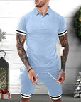 Lässiges Sommer Outfit für Männer – Atmungsaktives Polo und Shorts in Trendfarben 4