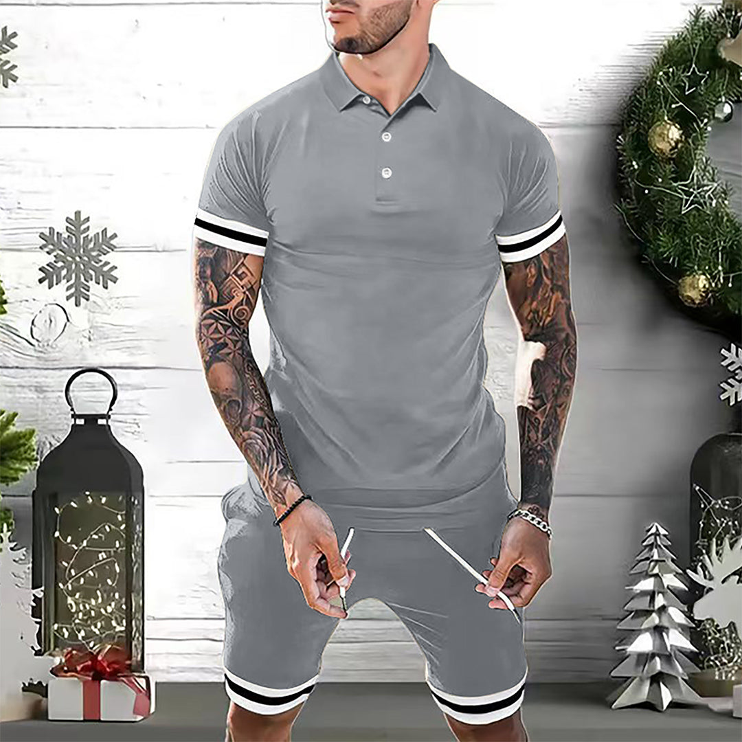 Lässiges Sommer Outfit für Männer – Atmungsaktives Polo und Shorts in Trendfarben 6