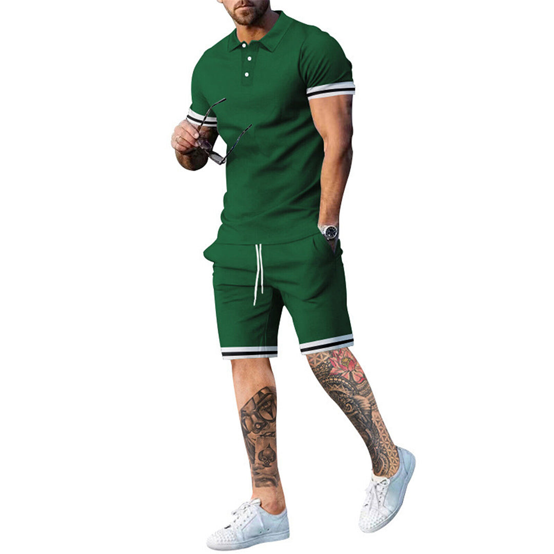 Lässiges Sommer Outfit für Männer – Atmungsaktives Polo und Shorts in Trendfarben 7