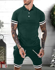 Lässiges Sommer Outfit für Männer – Atmungsaktives Polo und Shorts in Trendfarben 8