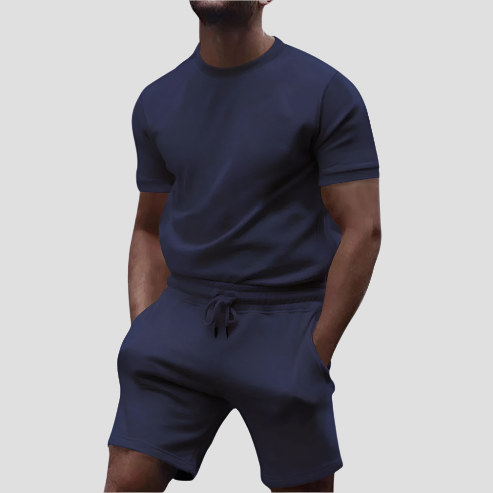 Lässiges Sommer Outfit für Männer – Bequemes T-Shirt und Shorts Set für entspannte Tage 1