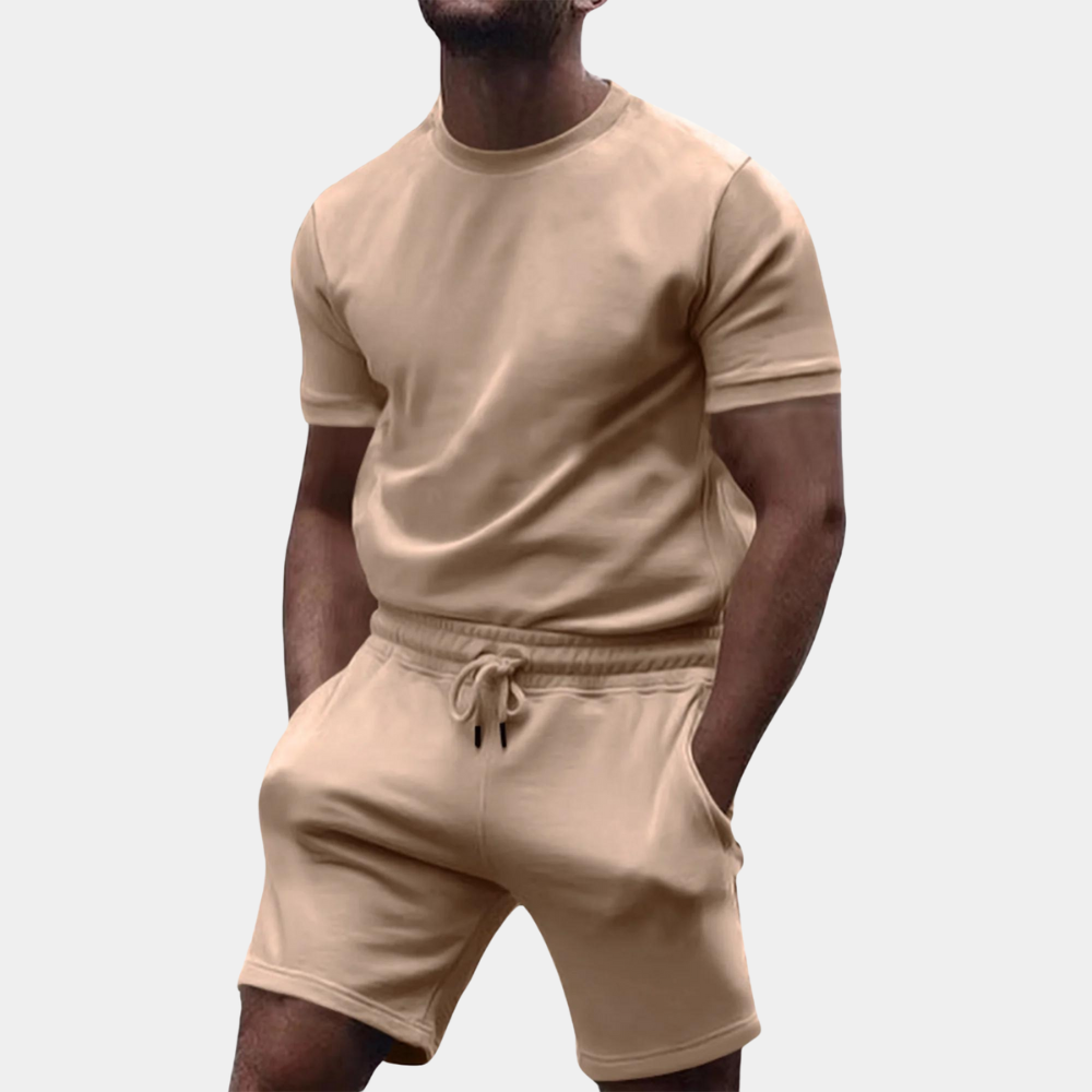Lässiges Sommer Outfit für Männer – Bequemes T-Shirt und Shorts Set für entspannte Tage 3