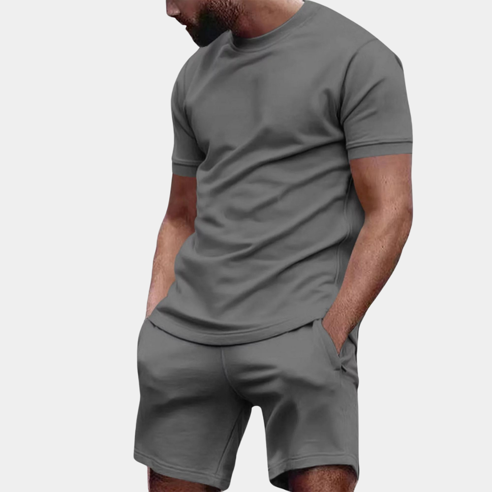 Lässiges Sommer Outfit für Männer – Bequemes T-Shirt und Shorts Set für entspannte Tage 4