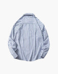 Lässiges Oversized Hemd mit Modernem Streifenlook 3