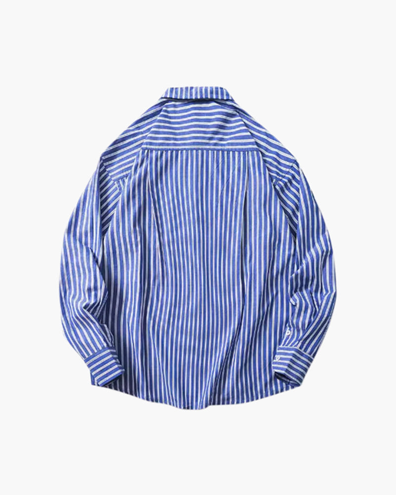 Lässiges Oversized Hemd mit Modernem Streifenlook 5