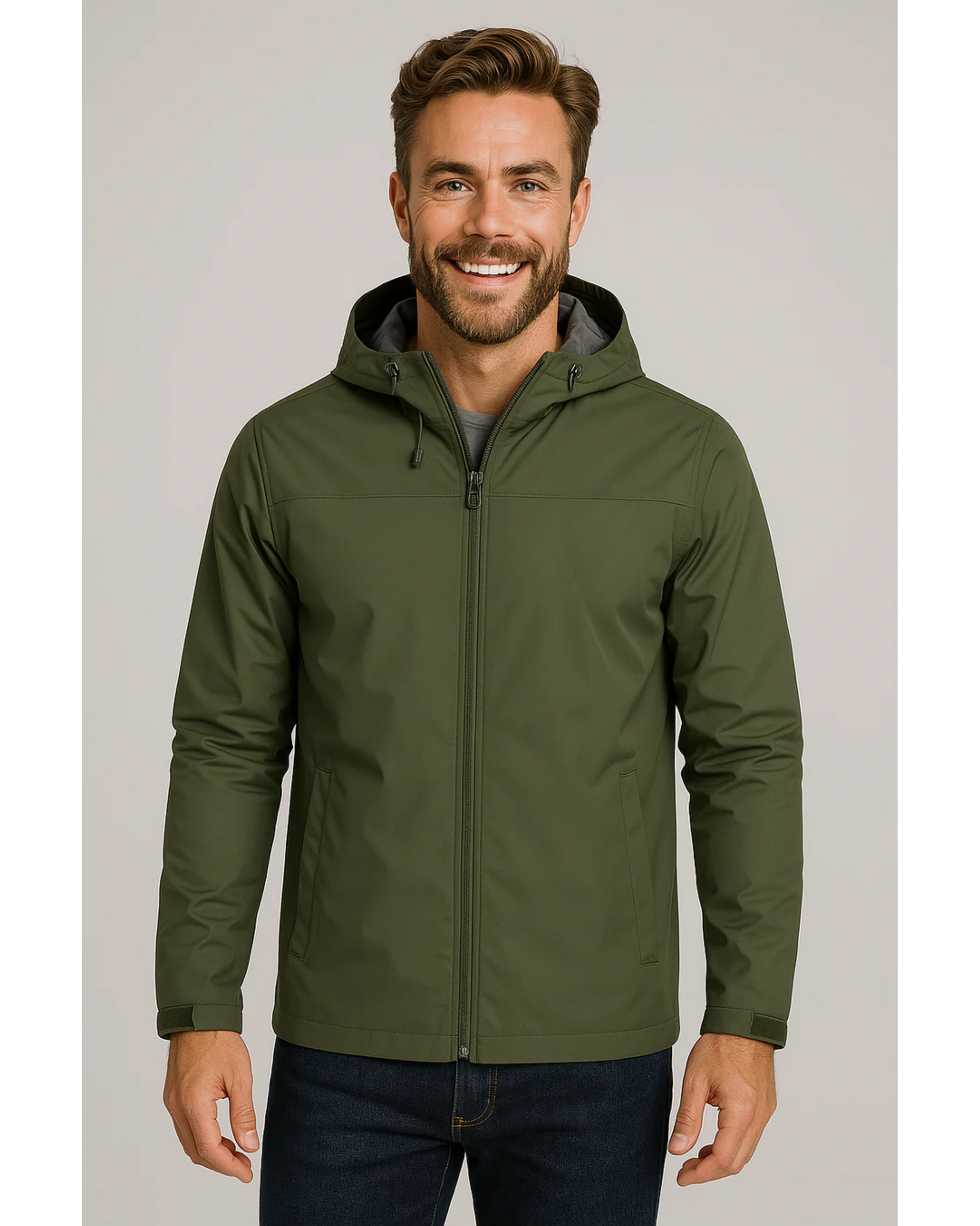 Leichte Regenjacke mit Stil für Regenschauer 4