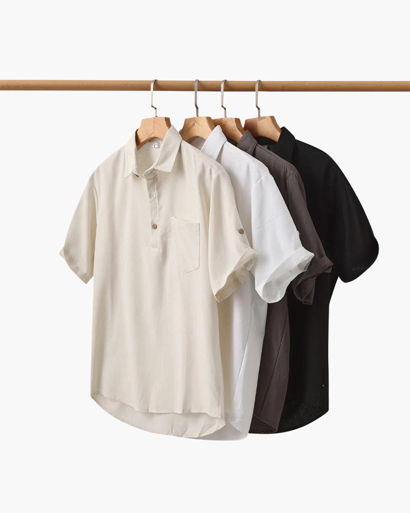 Leichtes Leinen Polo für Elegante Sommermomente 1