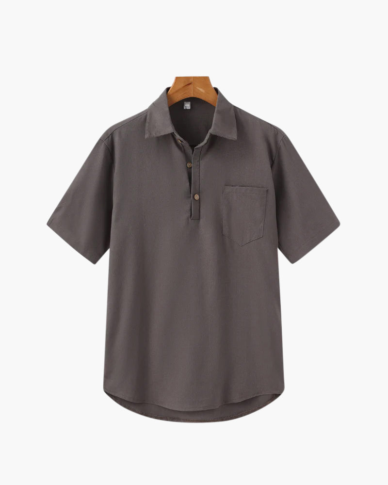 Leichtes Leinen Polo für Elegante Sommermomente 7