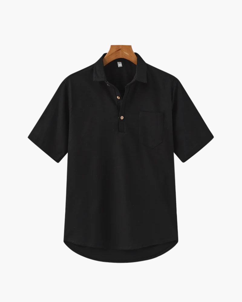 Leichtes Leinen Polo für Elegante Sommermomente 8