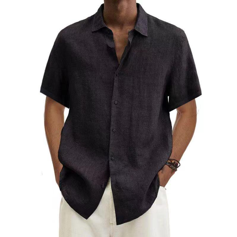 Stylisches Kurzarmhemd für Herren aus leichtem Stoff – Ideal für Sommer und Freizeit, vielseitig kombinierbar 2