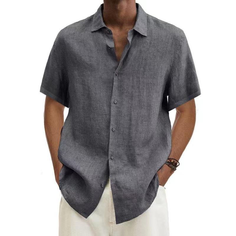 Stylisches Kurzarmhemd für Herren aus leichtem Stoff – Ideal für Sommer und Freizeit, vielseitig kombinierbar 5