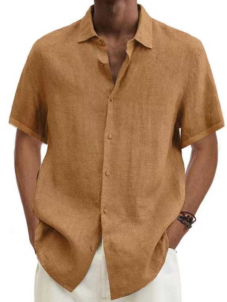 Stylisches Kurzarmhemd für Herren aus leichtem Stoff – Ideal für Sommer und Freizeit, vielseitig kombinierbar 6