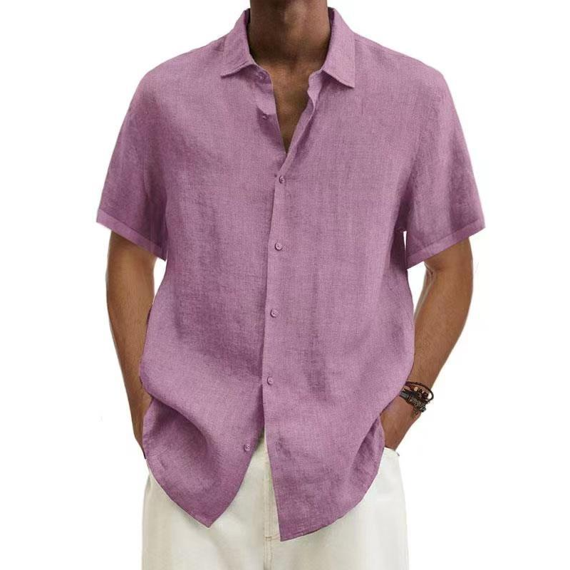 Stylisches Kurzarmhemd für Herren aus leichtem Stoff – Ideal für Sommer und Freizeit, vielseitig kombinierbar 8