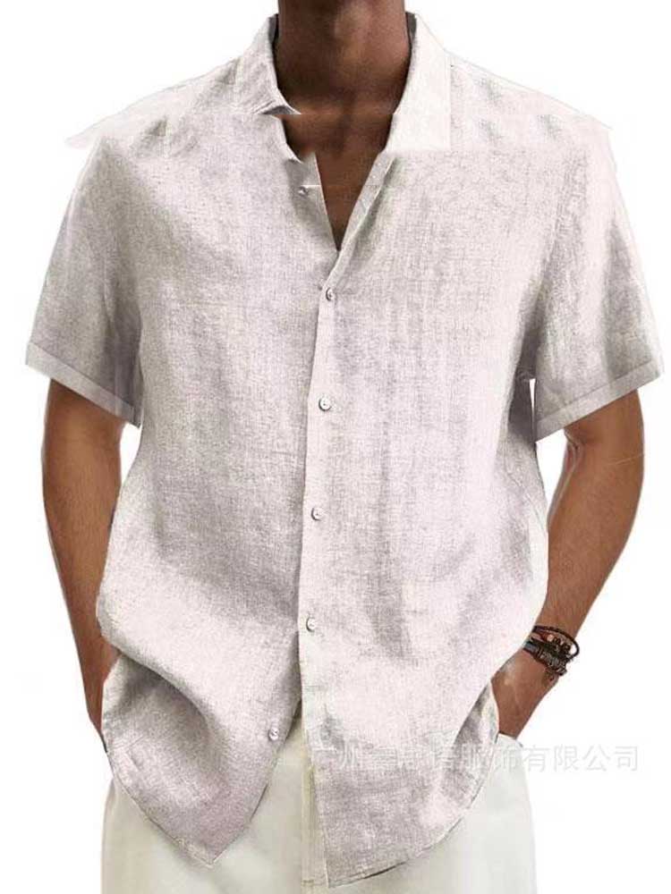 Stylisches Kurzarmhemd für Herren aus leichtem Stoff – Ideal für Sommer und Freizeit, vielseitig kombinierbar 10