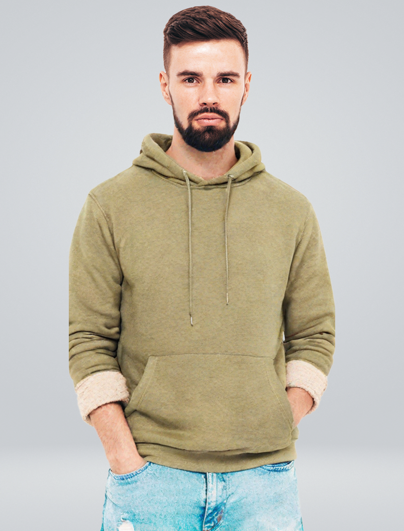 Leo | Herren Hoodie Kängurutasche Fleece 1
