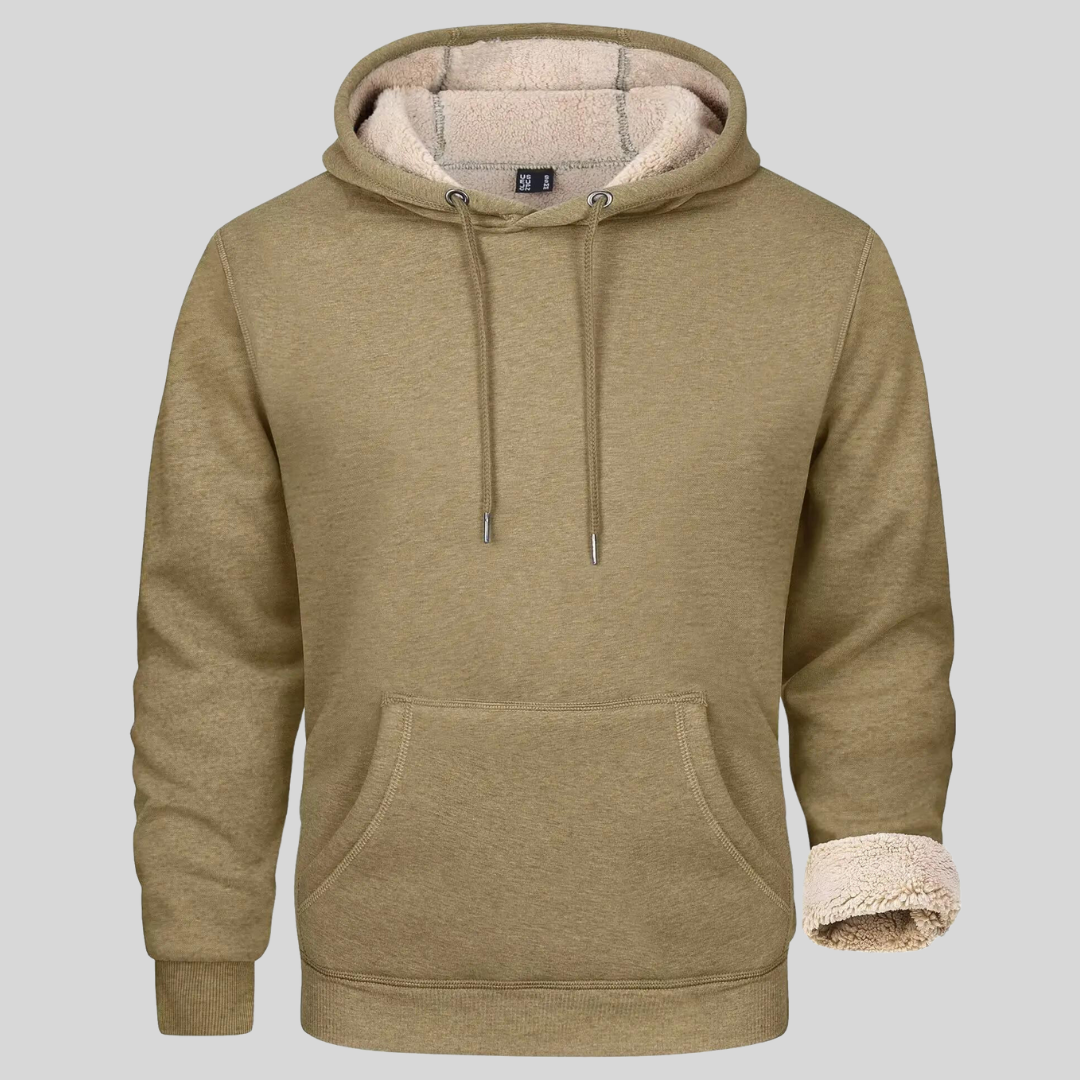 Leo | Herren Hoodie Kängurutasche Fleece 2