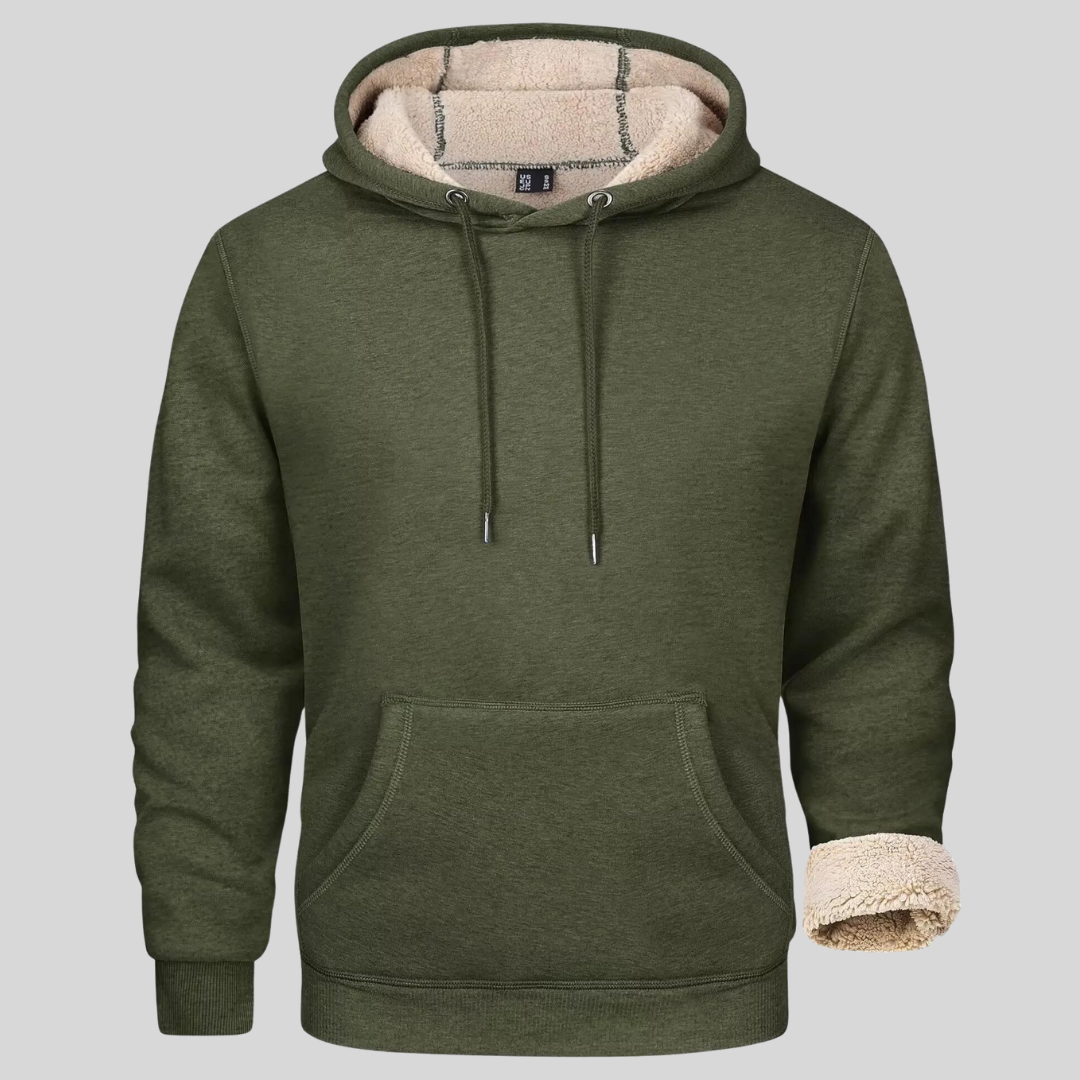 Leo | Herren Hoodie Kängurutasche Fleece 4