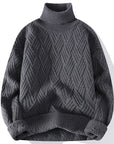Leonhard | Herren Strickpullover Rollkragen Grobstrick 0