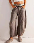 Leoparden Fassjeans für Selbstbewusste Styles 10