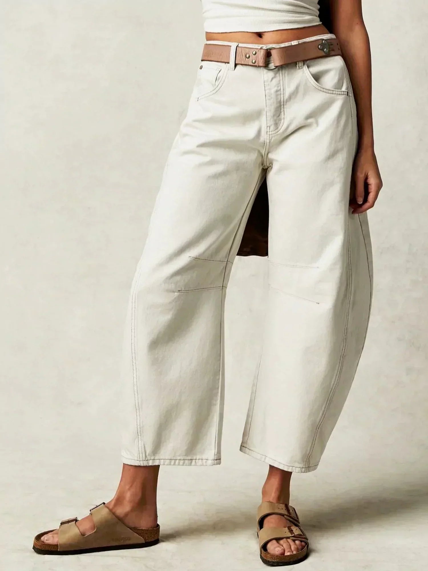 Leoparden Fassjeans für Selbstbewusste Styles 14