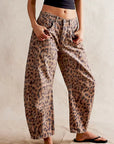 Leoparden Fassjeans für Selbstbewusste Styles 1