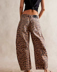 Leoparden Fassjeans für Selbstbewusste Styles 2