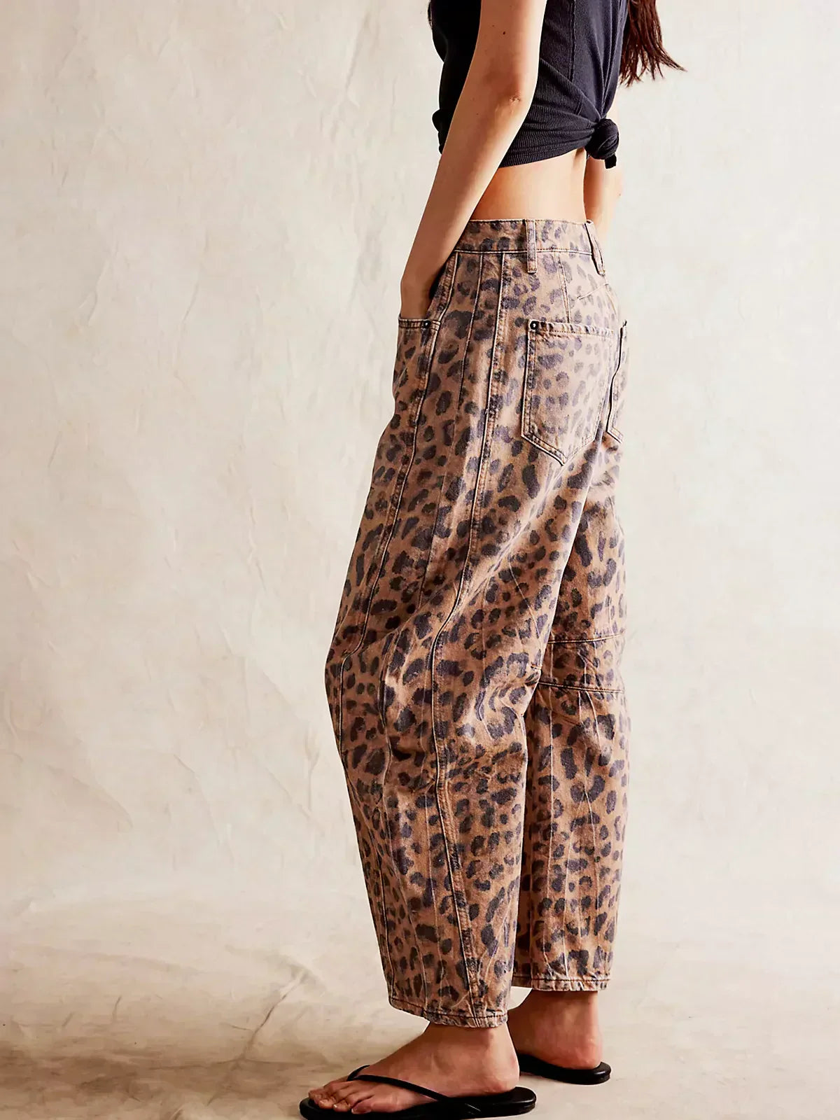 Leoparden Fassjeans für Selbstbewusste Styles 3