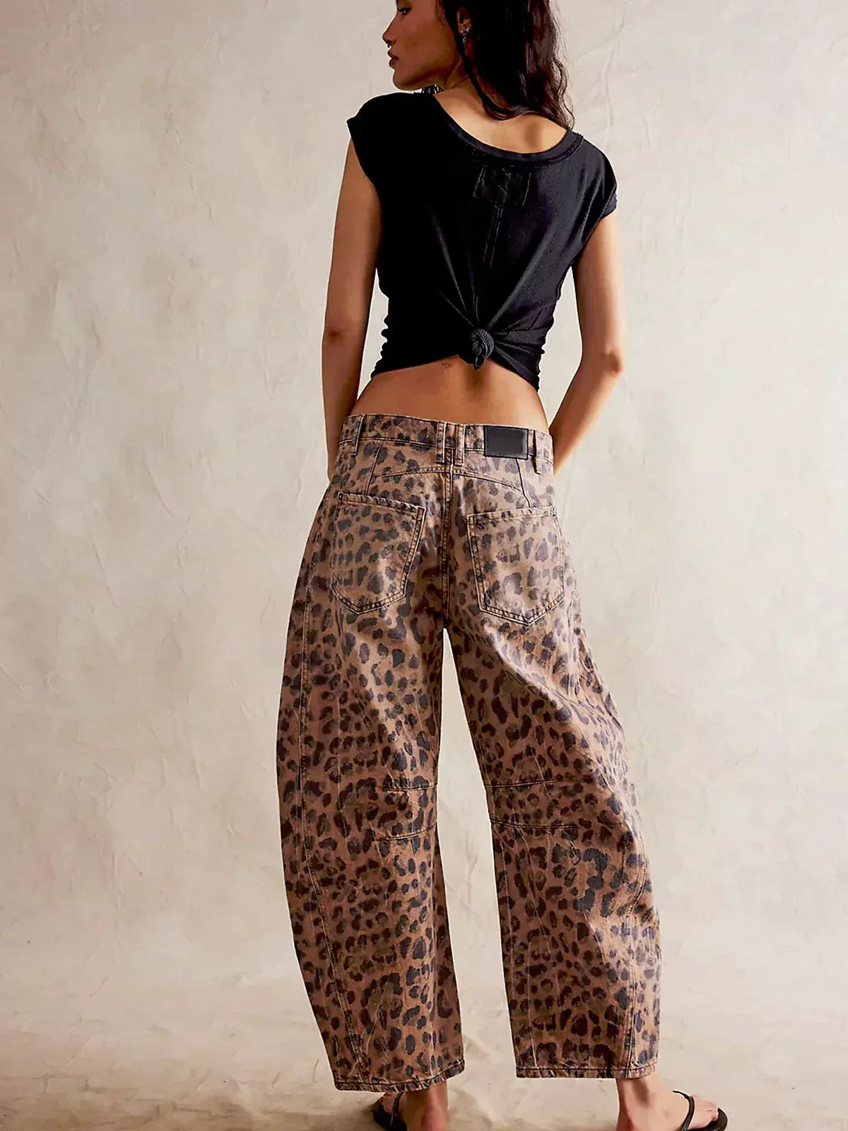 Leoparden Fassjeans für Selbstbewusste Styles 4