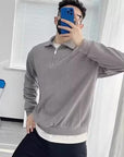 Luca | Herren Strickpullover Reißverschluss Grobstrick 6