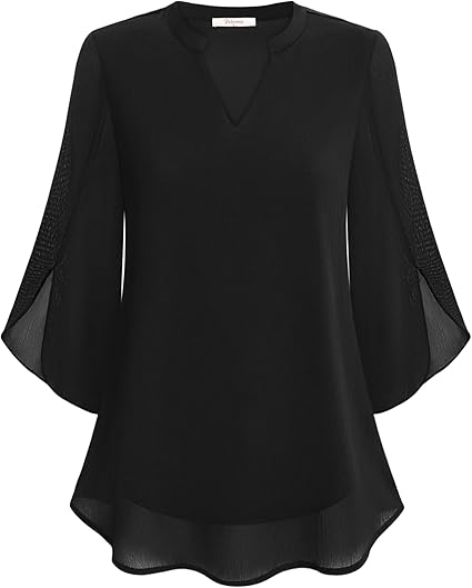Elegante Damenbluse aus leichtem Stoff – Vielseitig kombinierbar für besondere Anlässe 2