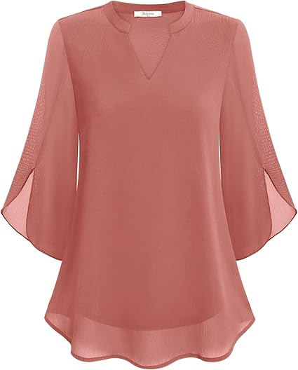 Elegante Damenbluse aus leichtem Stoff – Vielseitig kombinierbar für besondere Anlässe 6