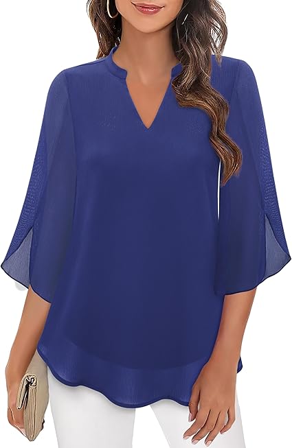 Elegante Damenbluse aus leichtem Stoff – Vielseitig kombinierbar für besondere Anlässe 7