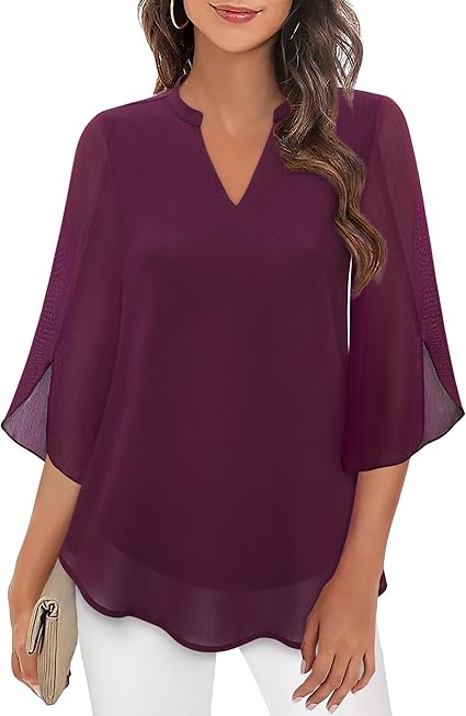 Elegante Damenbluse aus leichtem Stoff – Vielseitig kombinierbar für besondere Anlässe 9